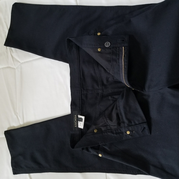 GORGEOUS AUTHENTIC ESCADA COTTON PANTS SIZE 36 - Picture 2 of 3